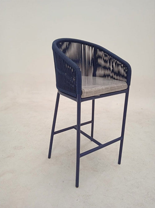 Banqueta Oleandro Estrutura Aluminio Corda Náutica
