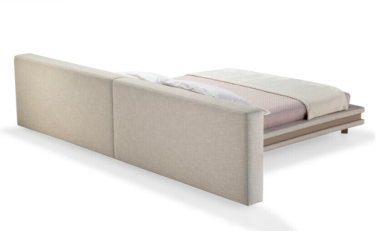Cama Maui Estofada em Madeira Maciça | Elegância e Conforto | Davi Decor