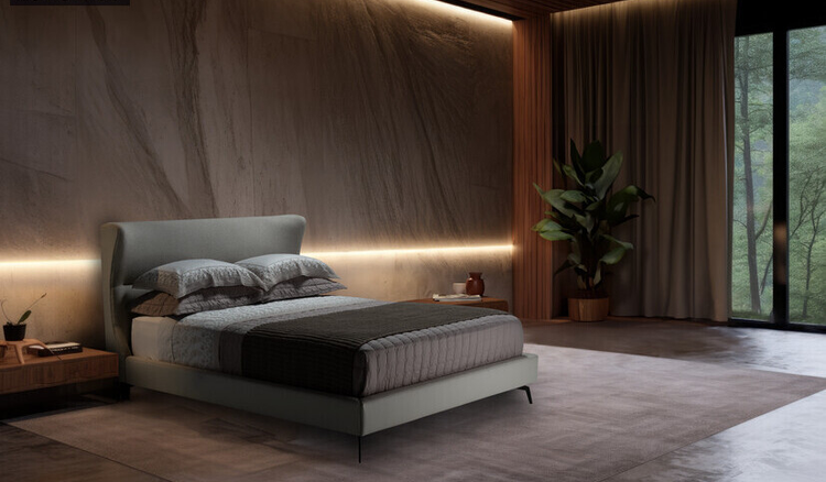 Cama Rotterdam – Elegância, Conforto e Qualidade para um Quarto Sofisticado