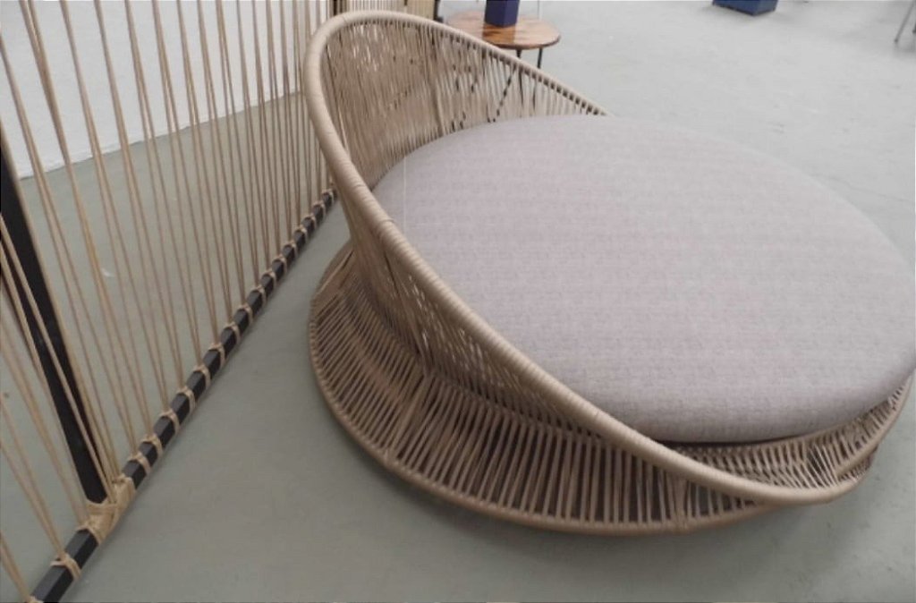 Chaise Luana Estrutura Em alumínio E Tramas Em Corda Náutica