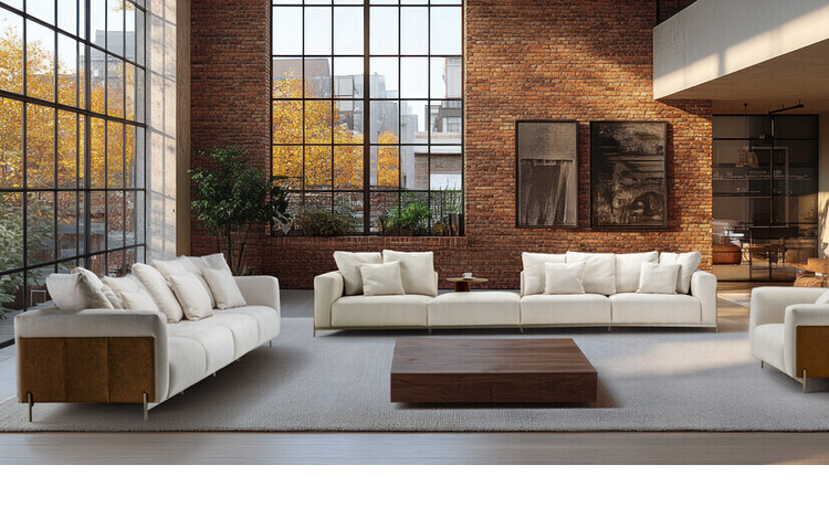 Sofá Alasca: design sofisticado para ambientes modernos
