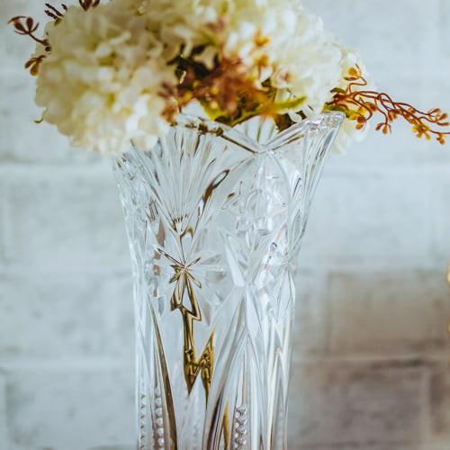 Vaso De Vidro Petals