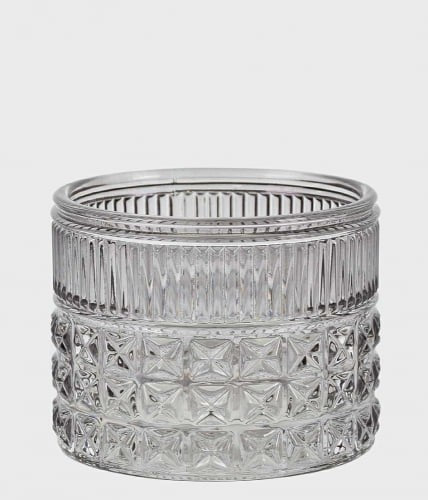 Vaso Vidro Cinza