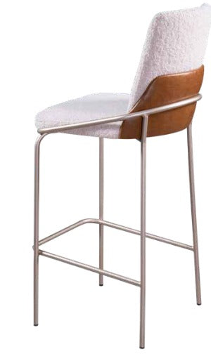 Banqueta Amsterdan Com Pés de Metal