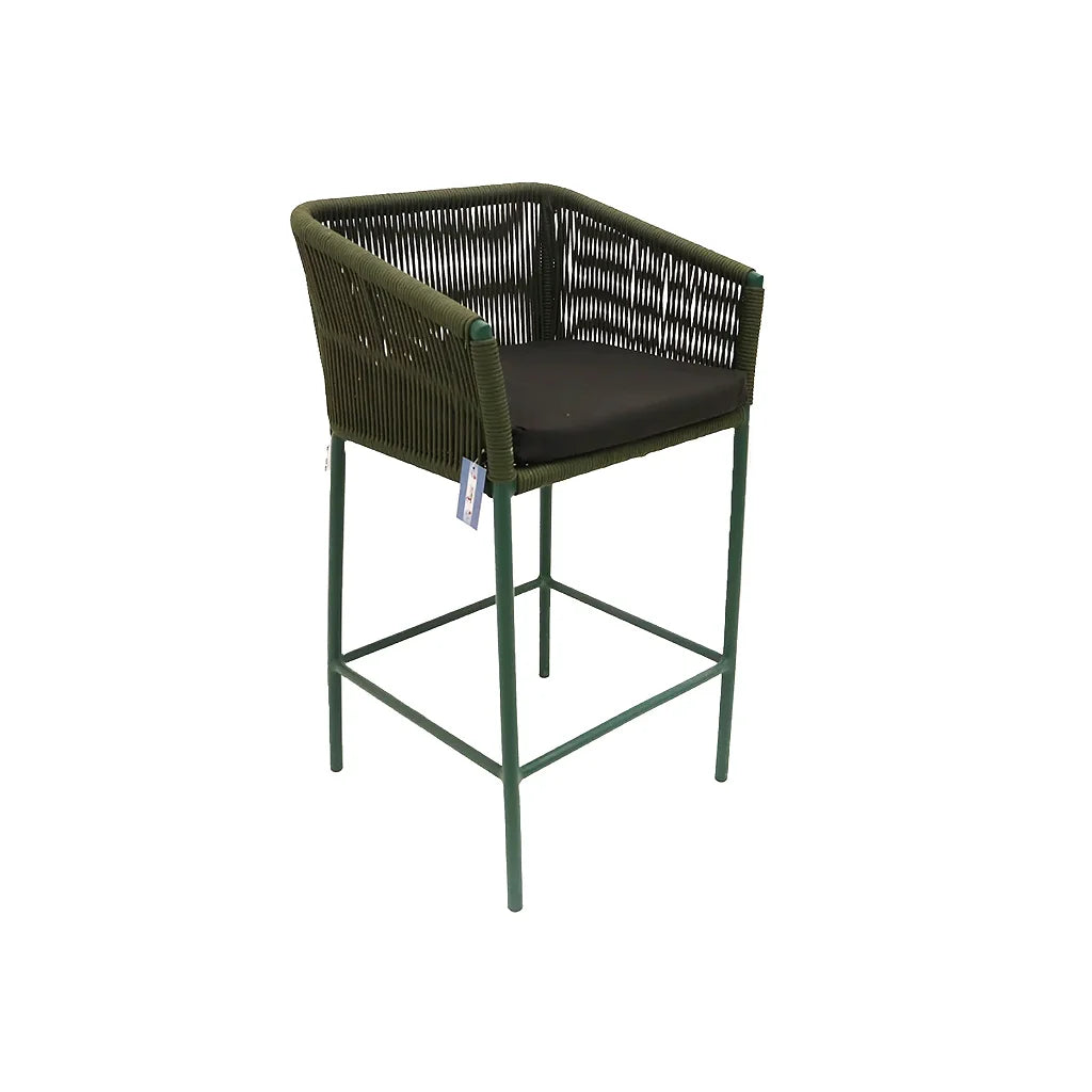 Banqueta Impatius Estrutura Alumínio Tramas Corda Náutica