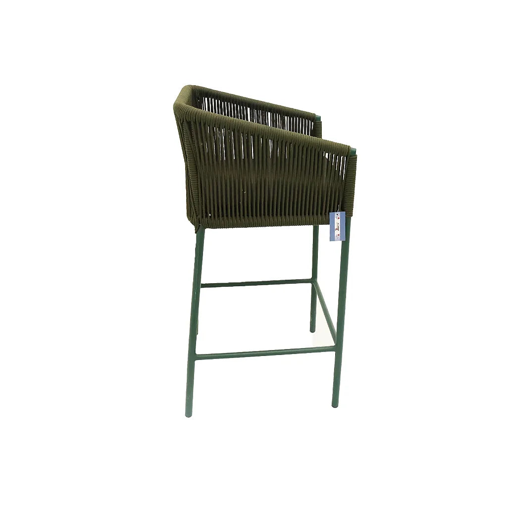 Banqueta Impatius Estrutura Alumínio Tramas Corda Náutica