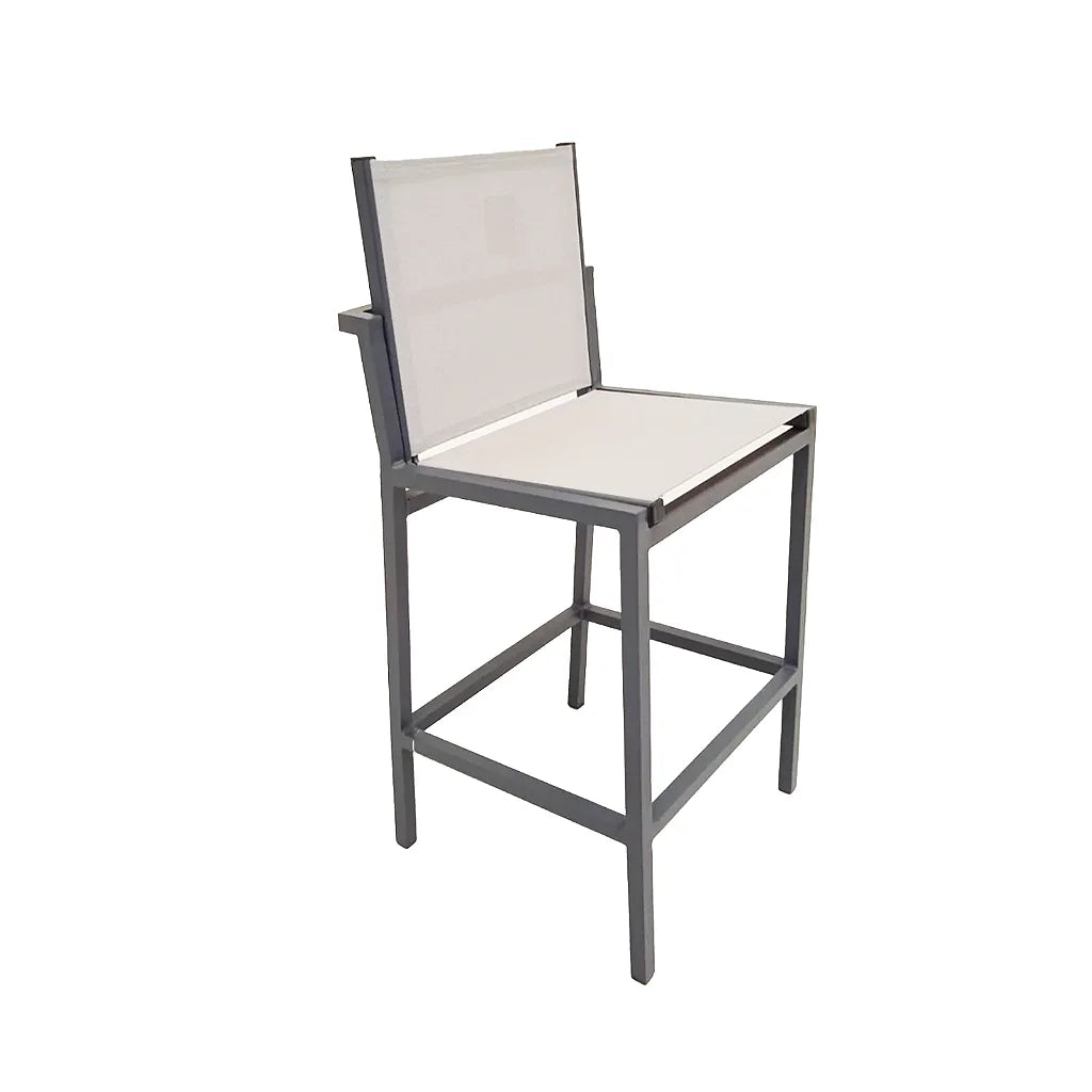 Banqueta Nevada Estrutura Alumínio Tela Slim