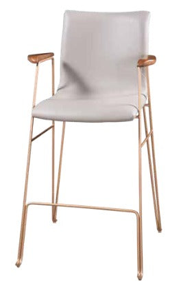 Banqueta Blumenau Com Pés de Metal