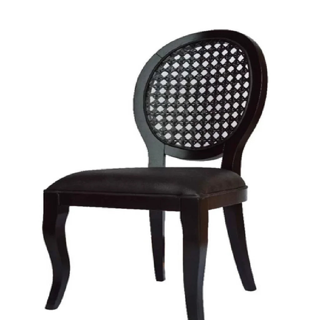 Cadeira Delicate Palha - Preto