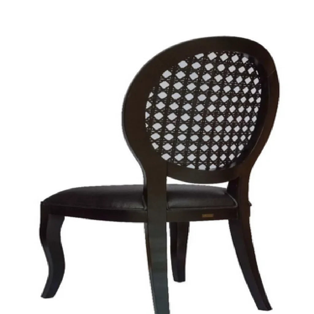Cadeira Delicate Palha - Preto