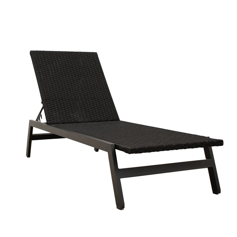 Espreguiçadeira Amora Estrutura Alumínio Tramas Corda Náutica