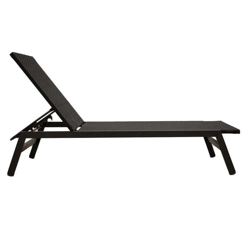 Espreguiçadeira Amora Estrutura Alumínio Tramas Corda Náutica