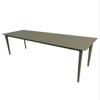 Mesa de Jantar Fazana – Design Sofisticado em Alumínio Fundido