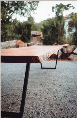 Mesa De Jantar Madeira Maciça Rústica
