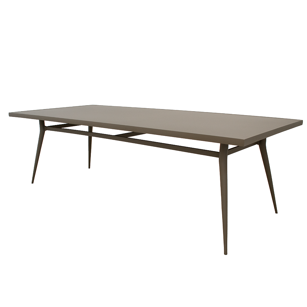 Mesa De Jantar Lírio Retangular Alumínio