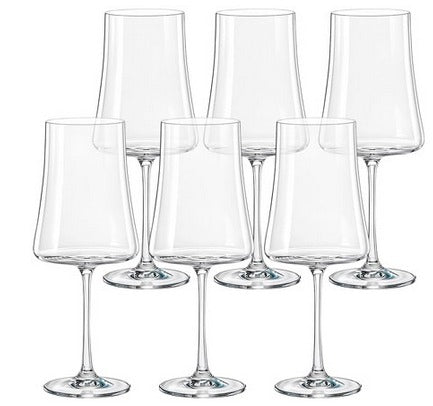 Jogo de taças de Crystal Bohemia Xtra para agua 560 ml 06 peças