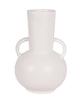 Vaso Com Alça Cerâmica OffWhite