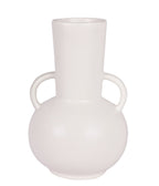 Vaso Com Alça Cerâmica OffWhite