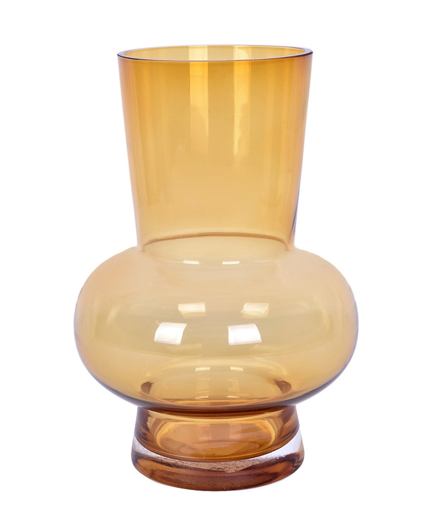 Vaso Vidro Ambar